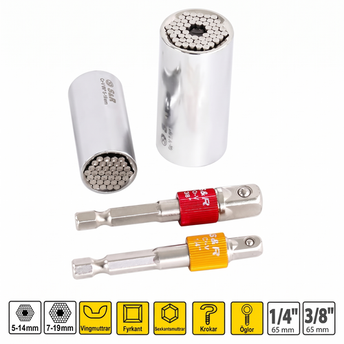 Universalhylsa Set – 4 delar