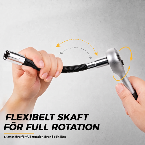 Flexibelt Förlängningsskaft 3-pack